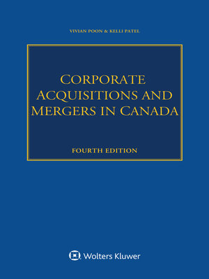 cover image of Corporate Acquisitions and Mergers in Canada